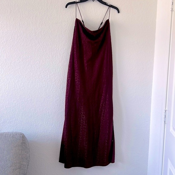 NWT Banana Republic Jacquard Midi Slip‎ Dress Size Large - Picture 3 of 8
